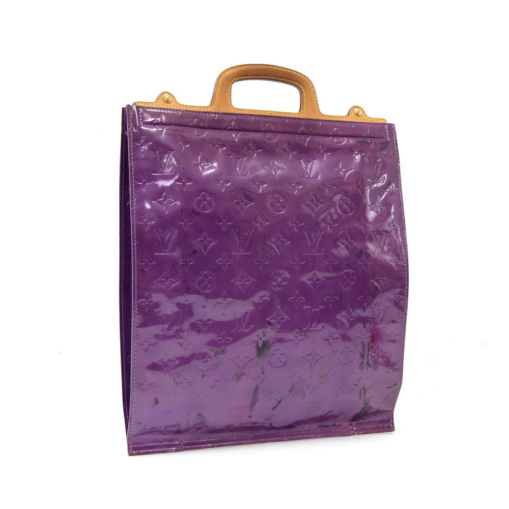 LOUIS VUITTON Bag model Aquarius in grey-purple herrin…