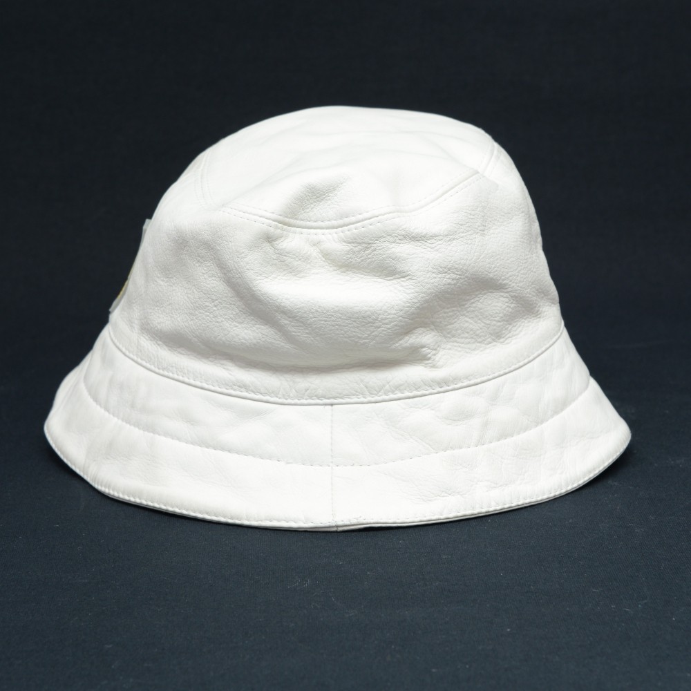 Louis Vuitton Louis Vuitton LV Cup White Leather Bucket Hat Limited