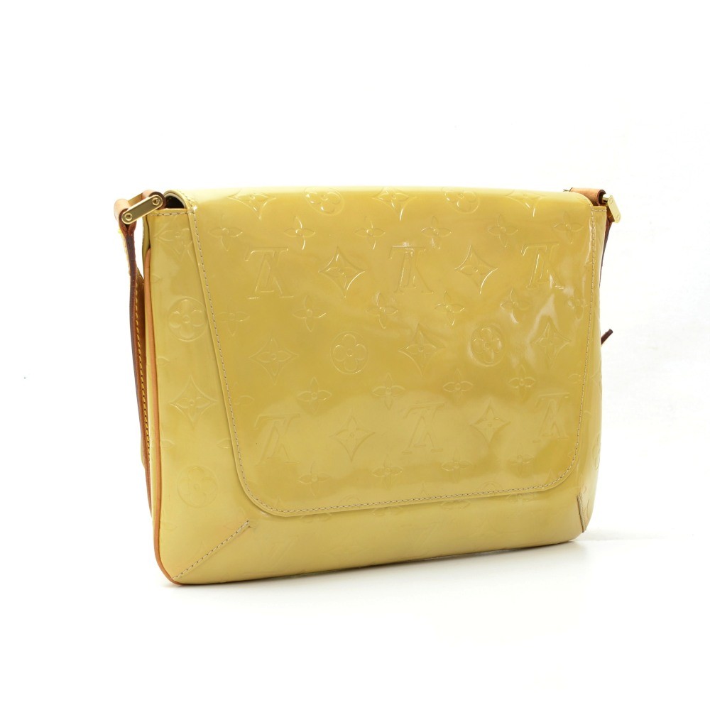 Thompson patent leather handbag Louis Vuitton Gold in Patent leather -  25352616