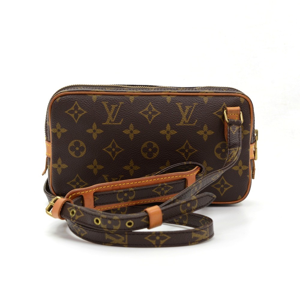 Louis Vuitton, Bags, Beautiful Authentic Louis Vuitton Monogram Pochette  Marly Bandouliere