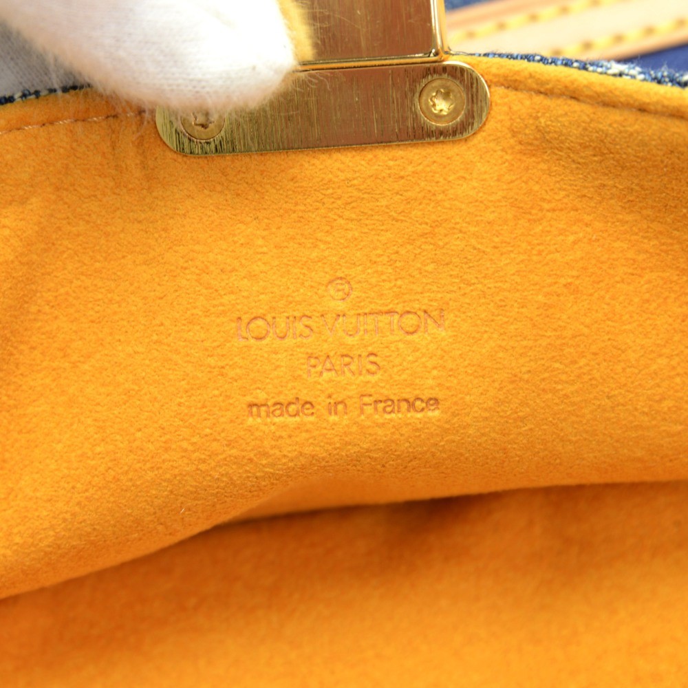 Louis Vuitton Monogram Denim City Pouch - Blue Clutches, Handbags -  LOU545037