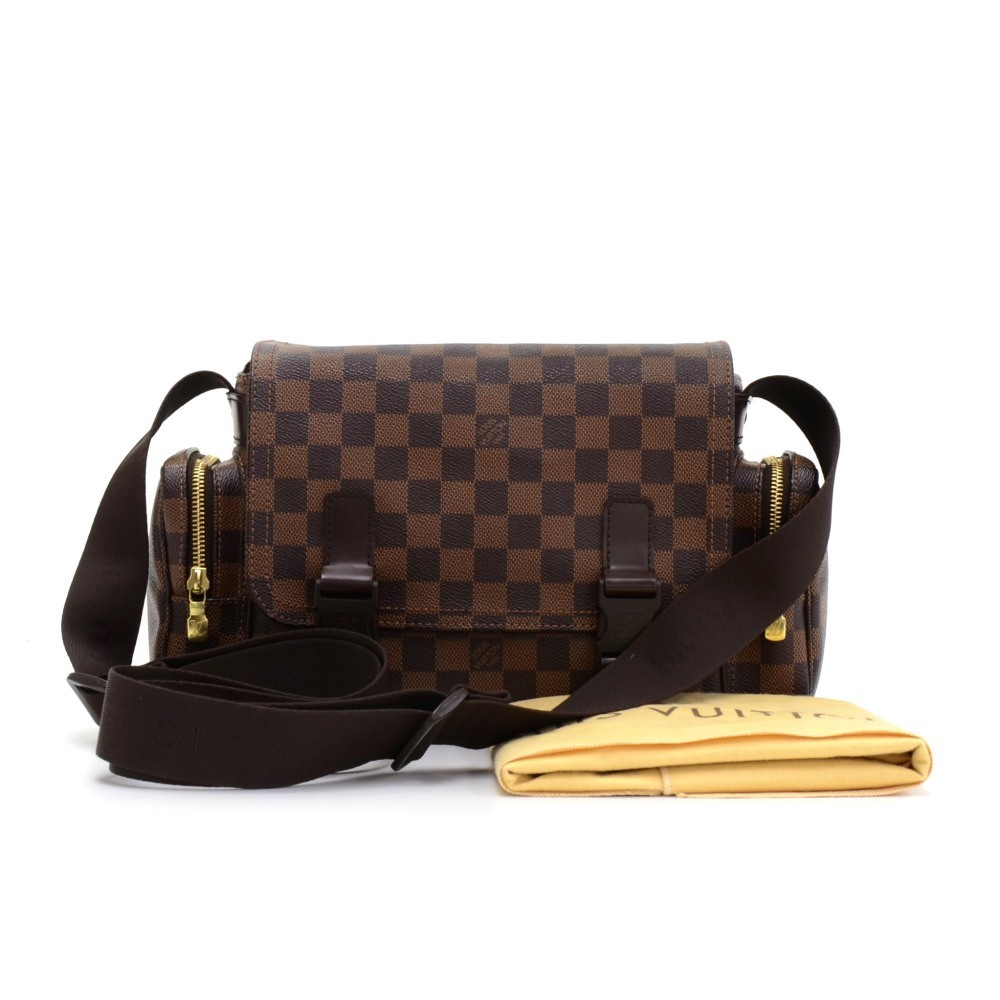 Authentic Louis Vuitton Damier Ebene Melville Bum Bag