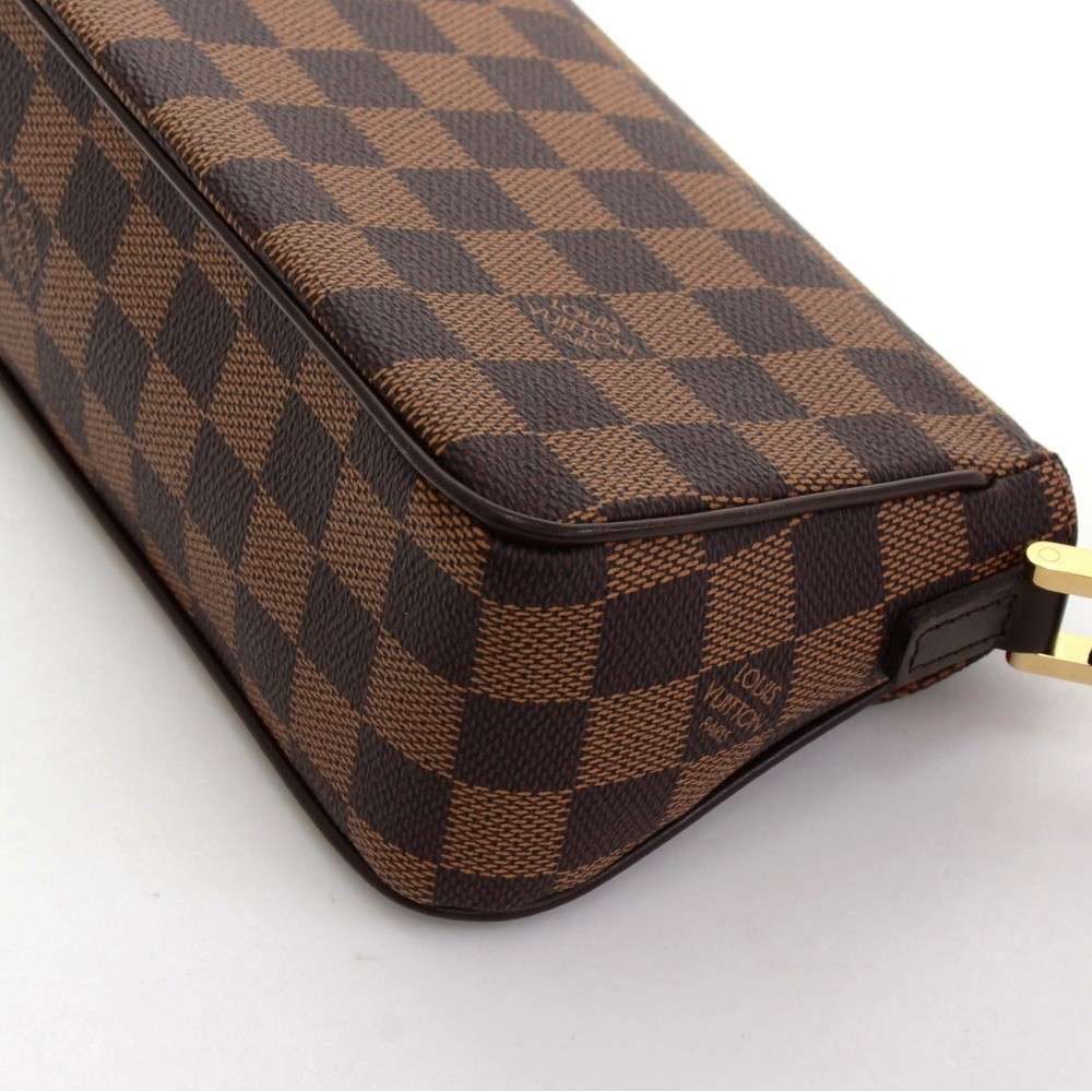 Louis Vuitton N51299 Recoleta Damier Ebene Canvas Shoulder Bag (FL1012)