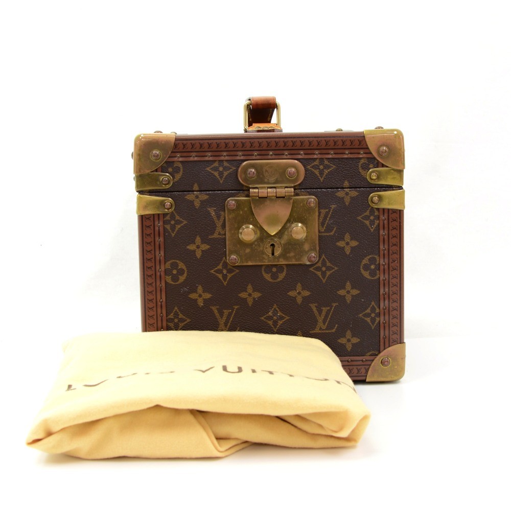Auth Louis Vuitton Monogram Boite Flacons Cosmetic Hand bag Box 1D190040n  - Tokyo Vintage Store