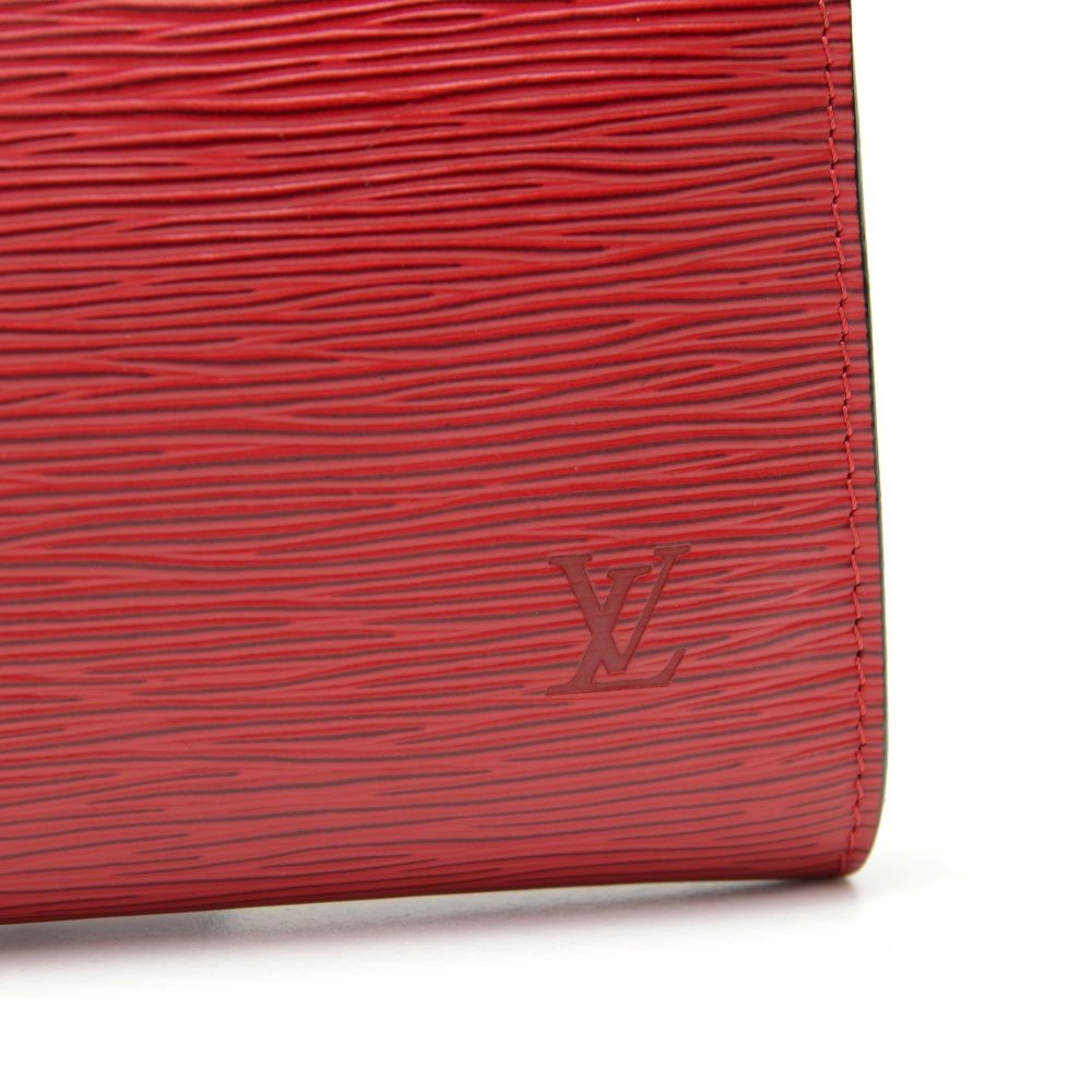 Louis Vuitton Red Epi Leather Cardholder