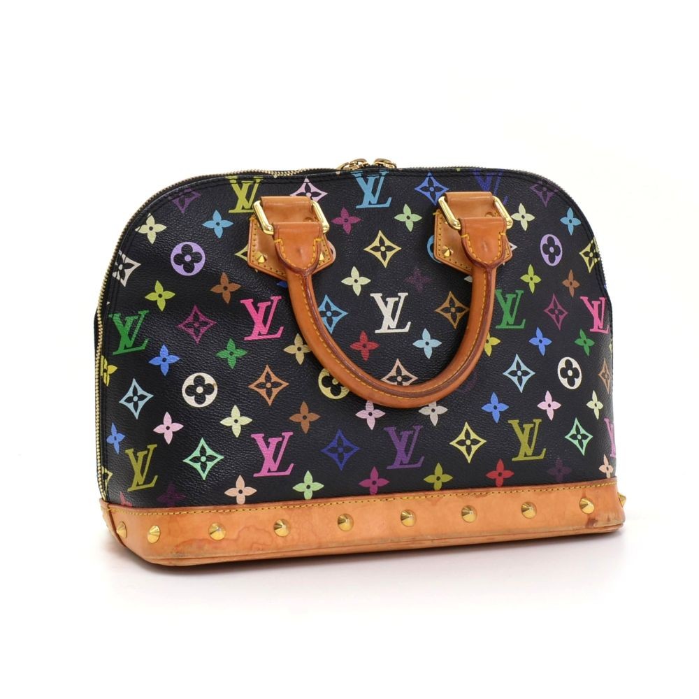 Authentic Louis Vuitton Alma Bag Black Multicolor Handbag Limited Edition -  general for sale - by owner - craigslist