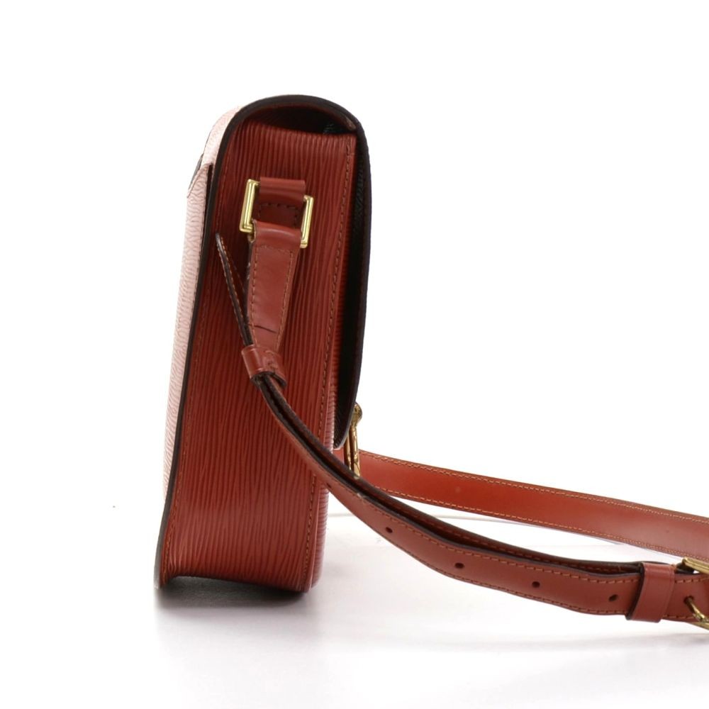Louis-Vuitton-Epi-Saint-Cloud-Shoulder-Bag-Kenya-Brown-M52193