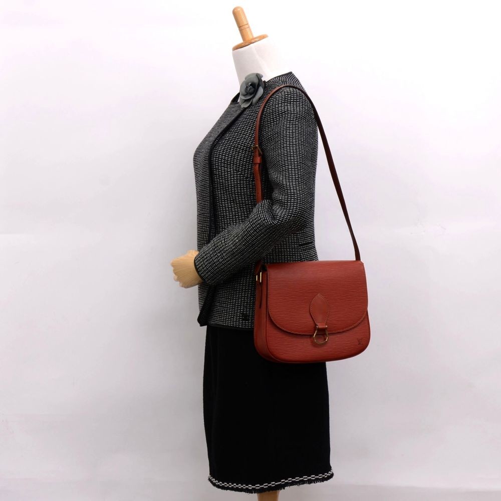 Saint cloud handbag Louis Vuitton Brown in Synthetic - 36197920