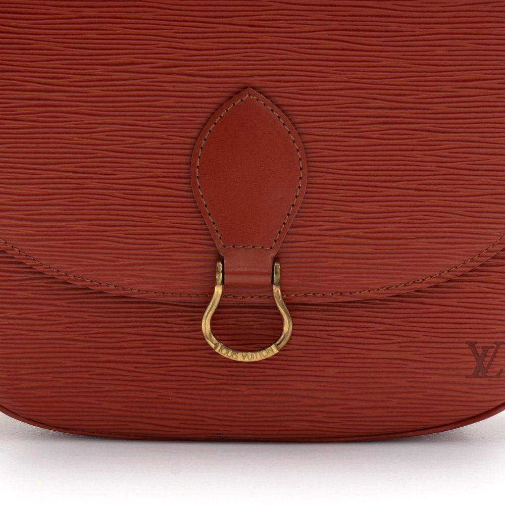 Saint cloud cloth handbag Louis Vuitton Brown in Cloth - 36608243