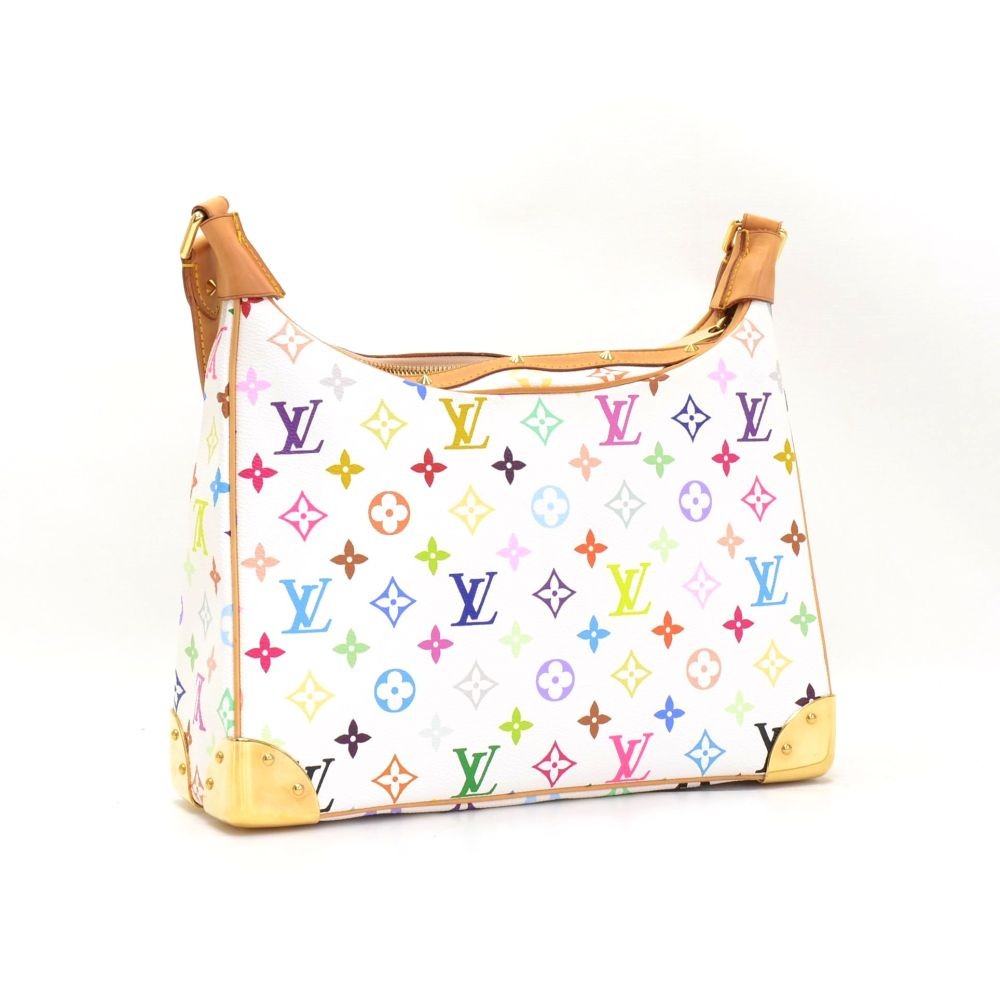 Louis Vuitton Sail Boulogne Canvas Floral chain bag Underarm Croissant Bag  women