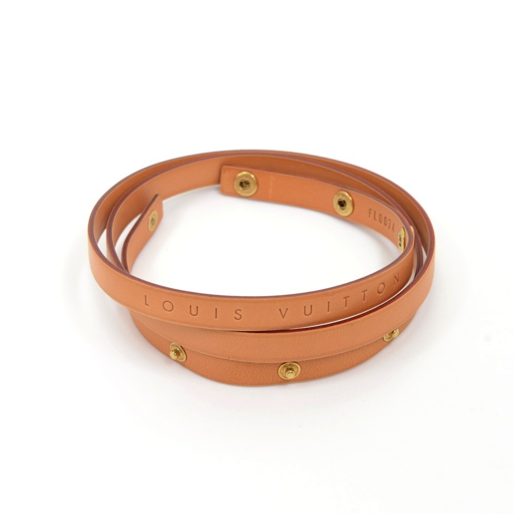 LOUIS VUITTON Leather Replacement Strap For Florentine Beige-US