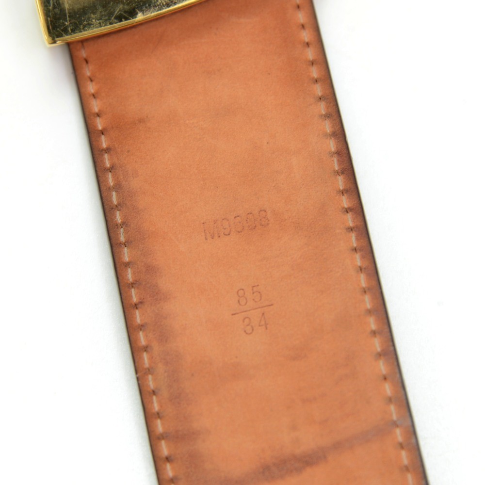 Louis Vuitton Integrated V Locking Belt (Size 85/34)