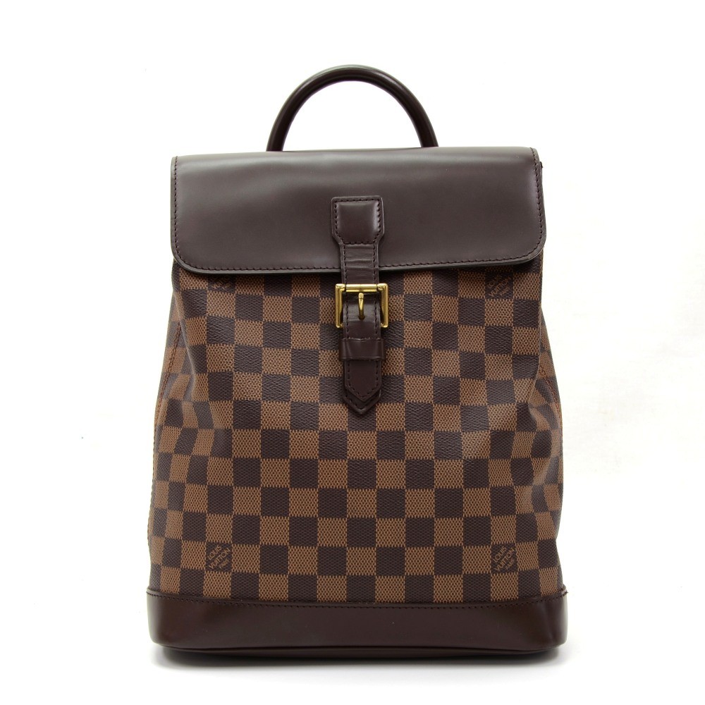 Pre-owned Louis Vuitton Authentic Damier Soho Backpack Limited