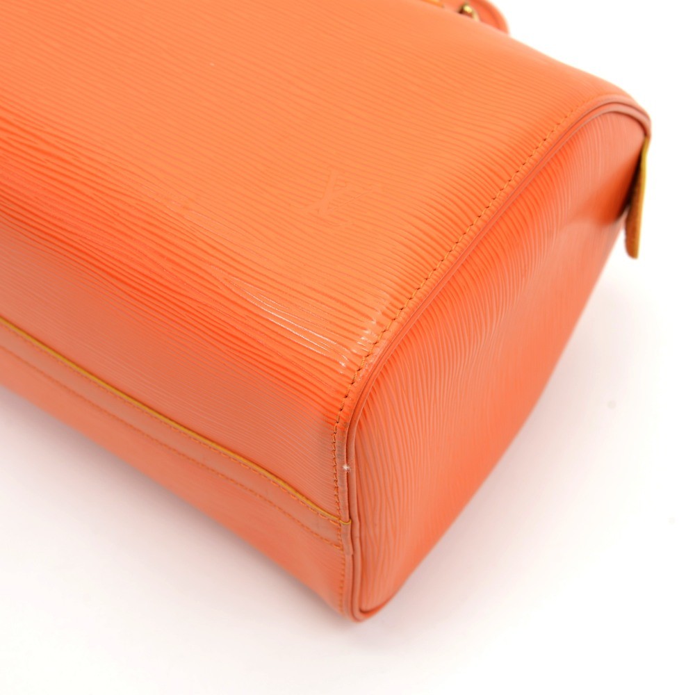 Louis Vuitton Speedy 35 Orange Leather ref.498752 - Joli Closet