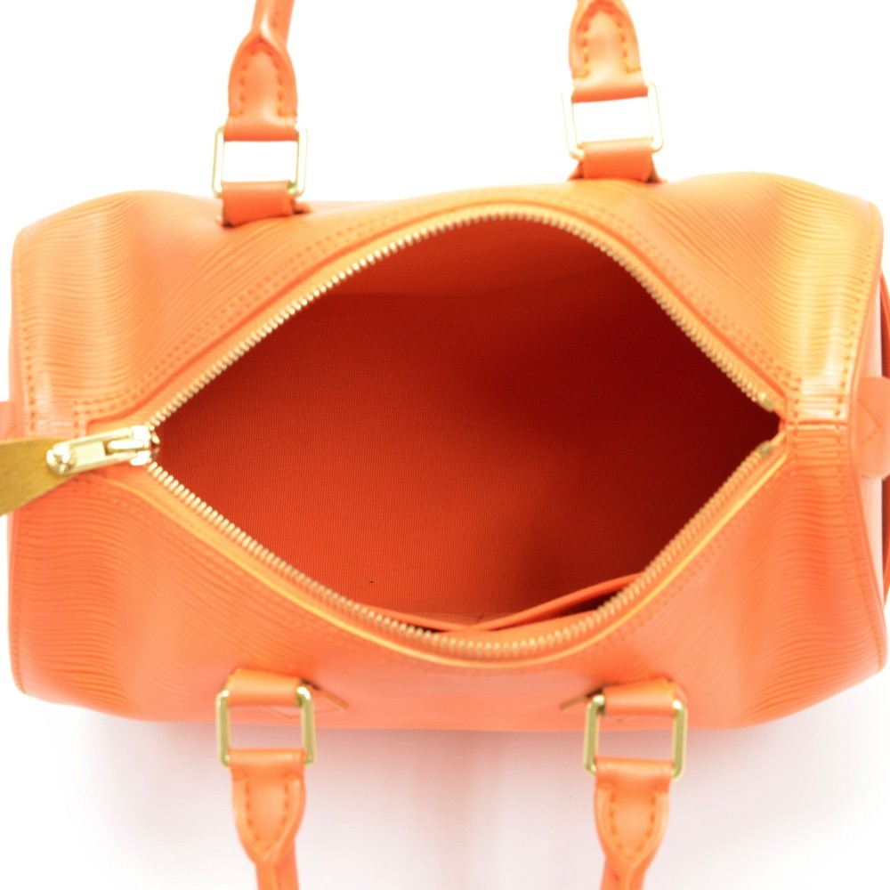 Louise leather crossbody bag Louis Vuitton Orange in Leather - 26079287