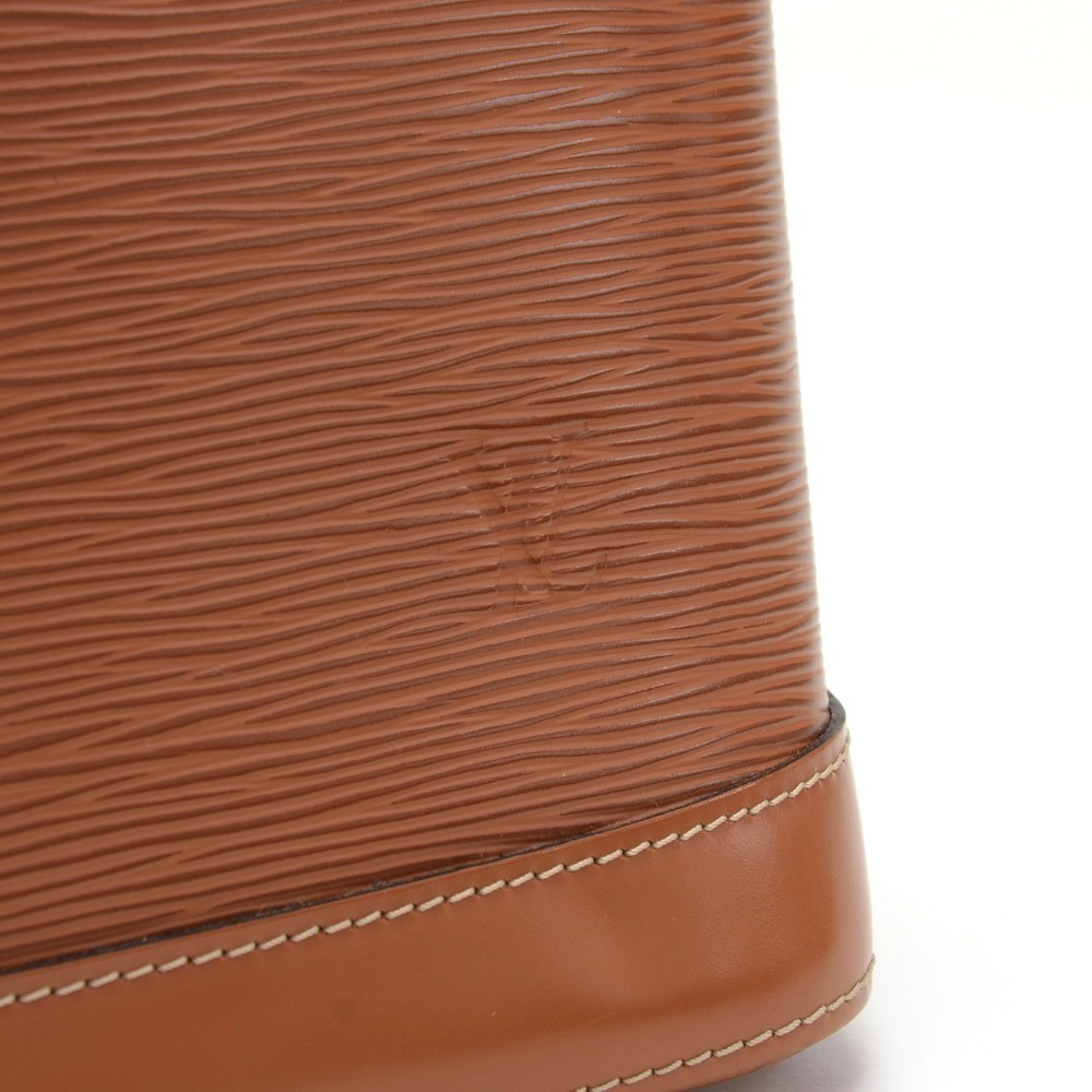 Alma leather handbag Louis Vuitton Brown in Leather - 37281428