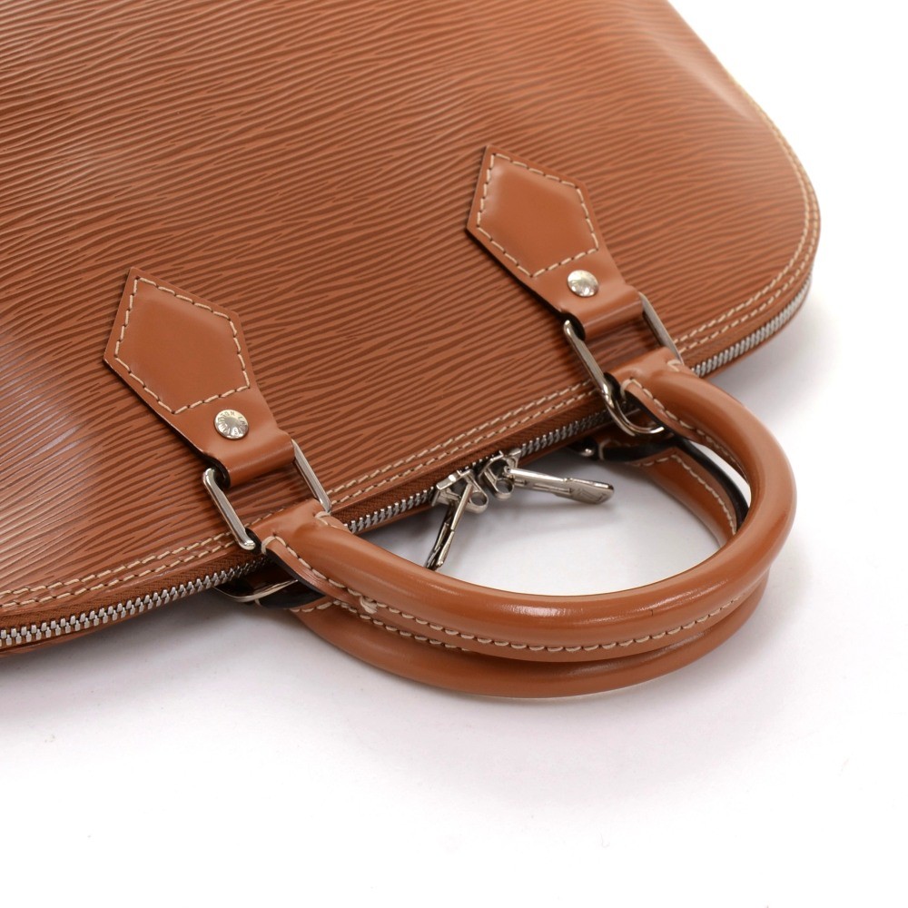 Louis Vuitton Epi Alma PM - Brown Handle Bags, Handbags - LOU555194