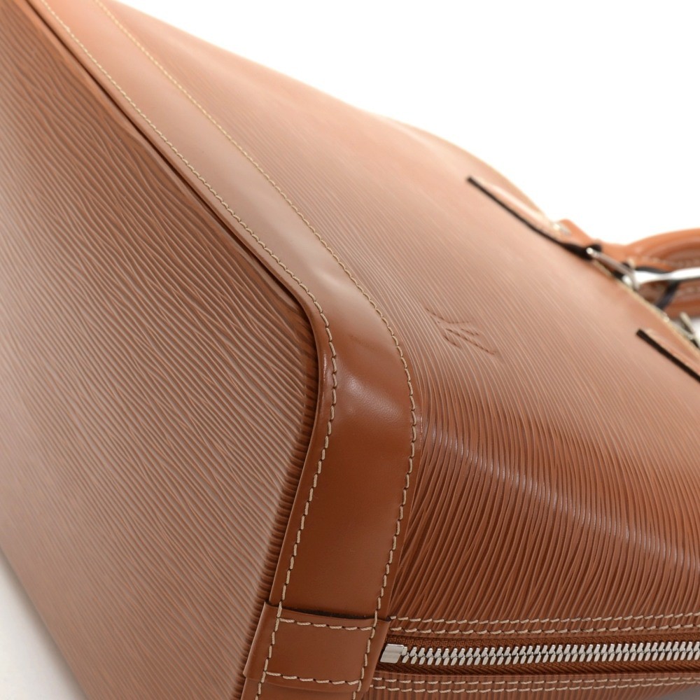 Alma leather handbag Louis Vuitton Brown in Leather - 26925407