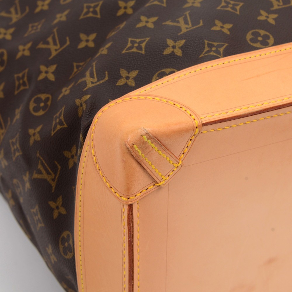 Steamer cloth travel bag Louis Vuitton Black in Cloth - 35445500