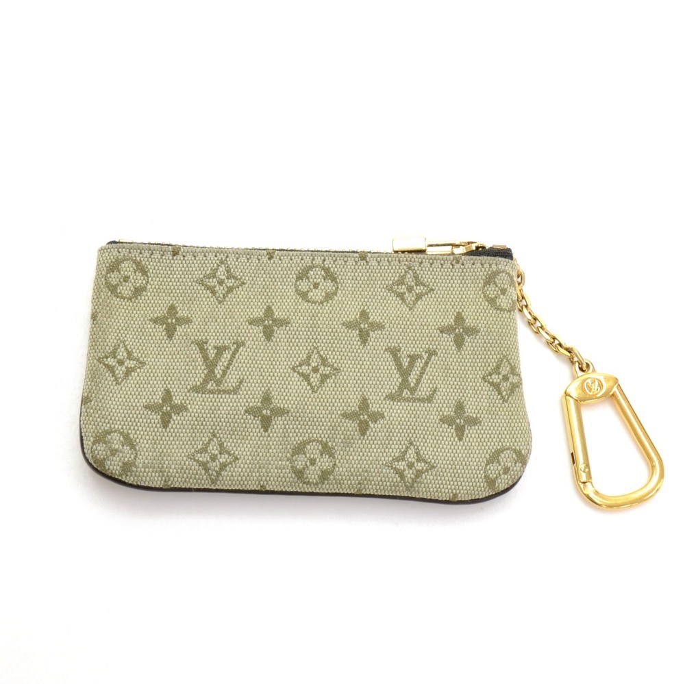 Louis Vuitton Louis Vuitton Pochette Cles Green Mini Monogram Key /