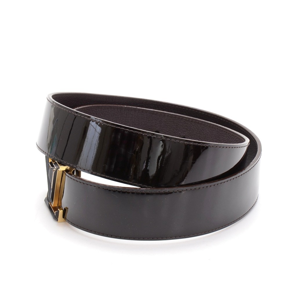 Leather belt Louis Vuitton Purple size 90 cm in Leather - 32646992