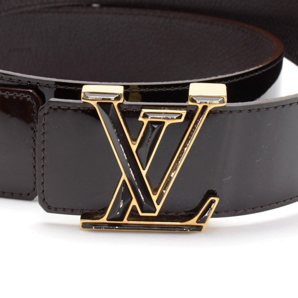 Louis Vuitton Louis Vuitton LV Initials Dark Purple Vernis Leather
