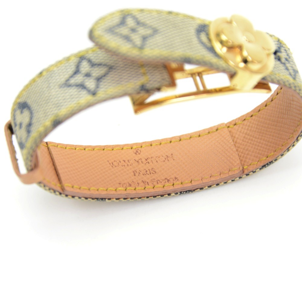 En cuir bracelet Louis Vuitton Bleu en Cuir - 36124455