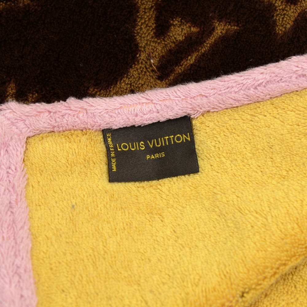 Louis Vuitton Louis Vuitton Pink x Brown Monogram Cotton Large