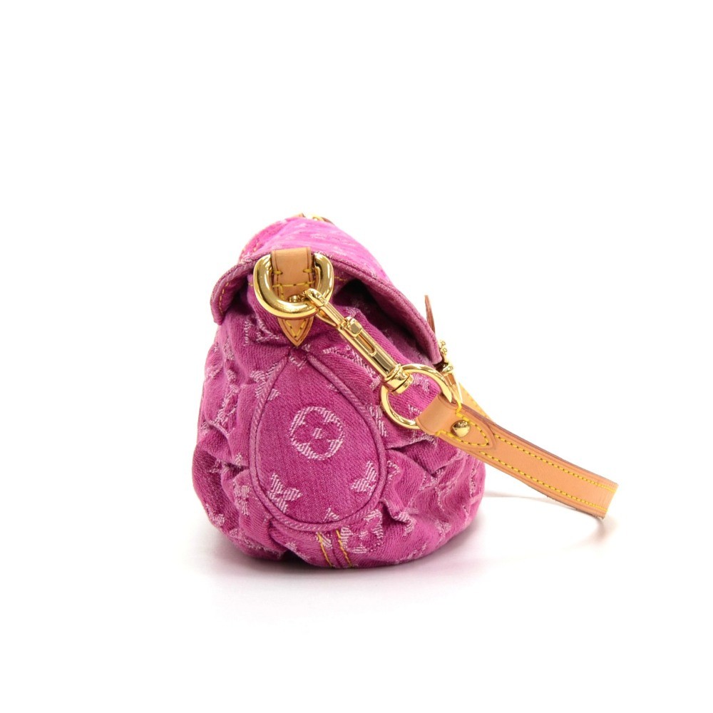 Louis Vuitton Vintage Pleaty Mini Monogram Denim Handbag - Pink Mini Bags,  Handbags - LOU696647