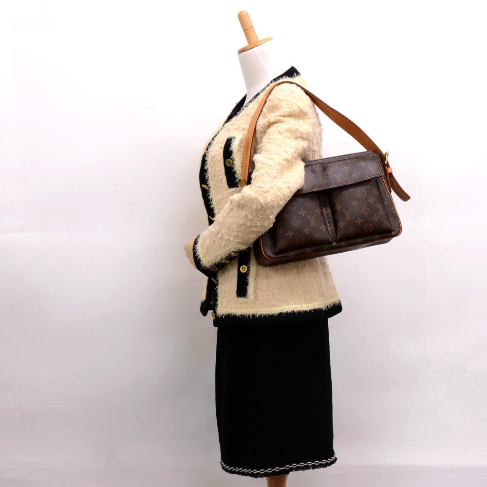 Louis Vuitton, Bags, Louis Vuitton Monogram Viva Cite Gm Shoulder Bag  M5163 Lv 653e