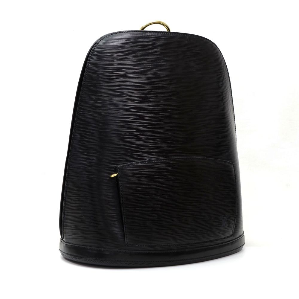 Louis Vuitton Black Epi Leather Gobelins Backpack Bag