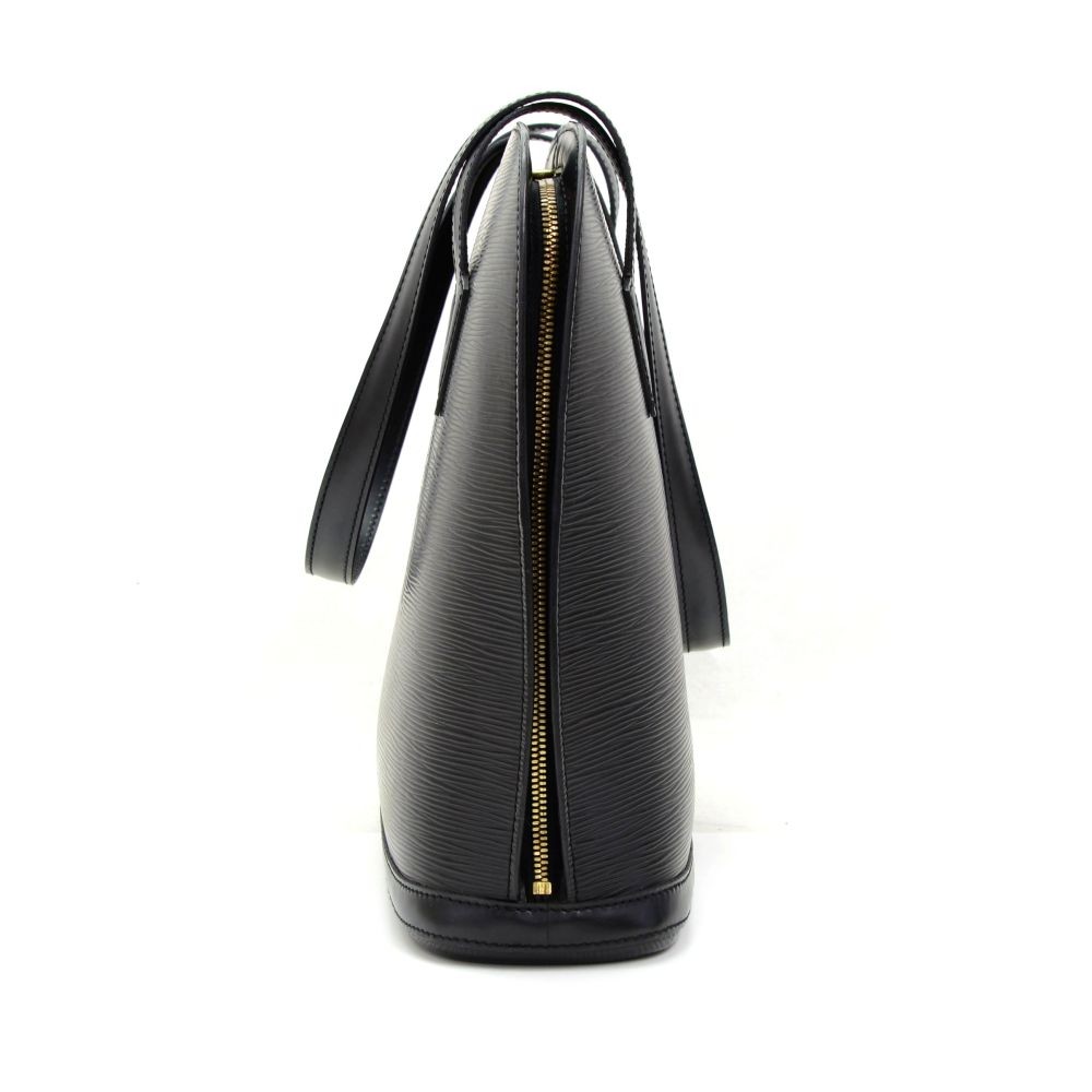 Louis Vuitton Lussac Black Epi Leather Tote Bag ○ Labellov ○ Buy