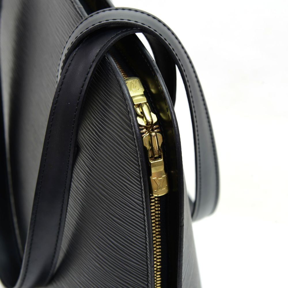 LOUIS VUITTON LV Lussac Shoulder Bag Epi Leather Black France M52282 86SG831