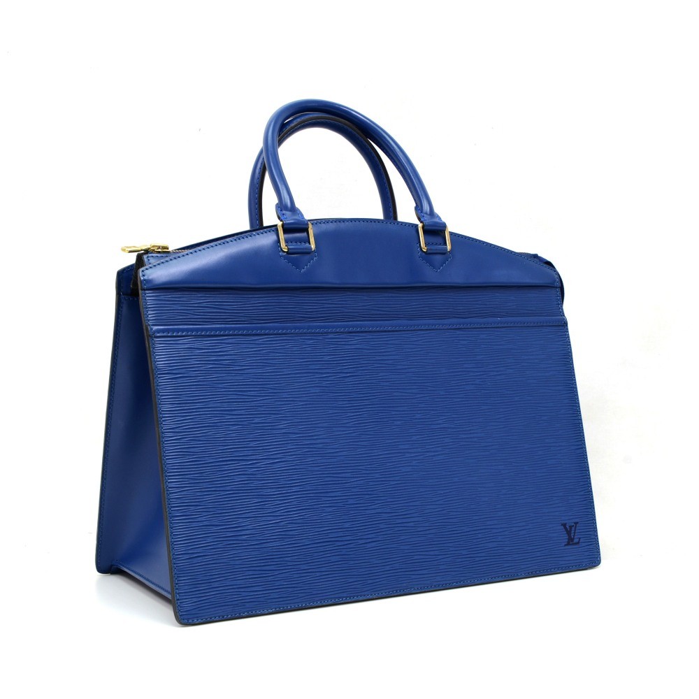 LOUIS VUITTON Epi Leather Jasmine Silver Buckle Handle Bag Blue – Brand Off  Hong Kong Online Store