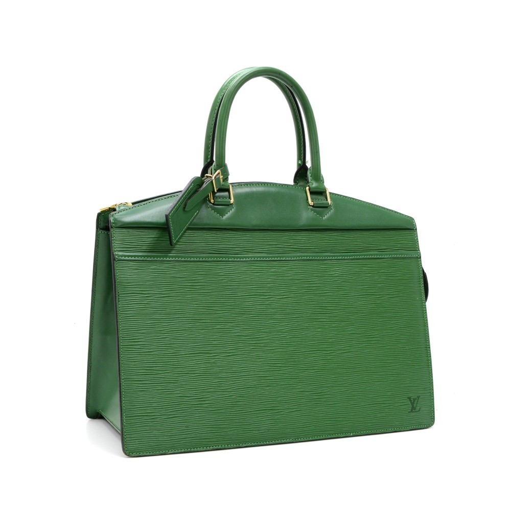 Louis Vuitton, Bags, Louis Vuitton Riviera Green Epi Wallet Included