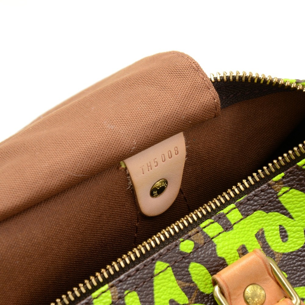 Louis Vuitton Green Graffiti Speedy 30 Monogram Canvas City Hand Bag,  Luxury, Bags & Wallets on Carousell