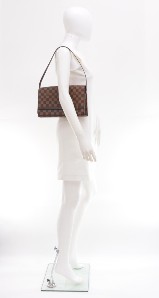 Louis Vuitton Discontinued Damier Ebene Tribeca Carre Flap Shoulder Bag 99lv310sW, Women's, Size: One Size