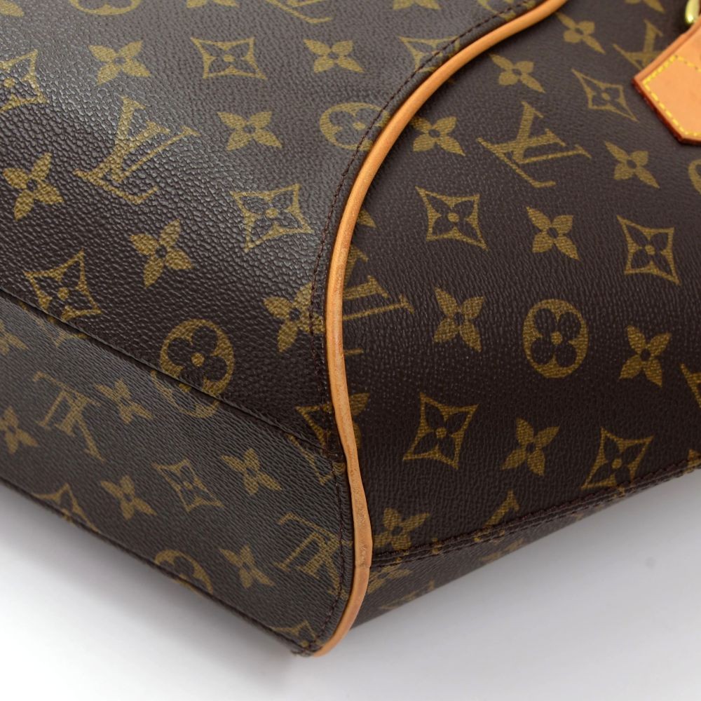 Louis Vuitton Ellipse (Ultra Rare) Monogram Gm 866913 Brown Coated Canvas  Shoulder Bag, Louis Vuitton