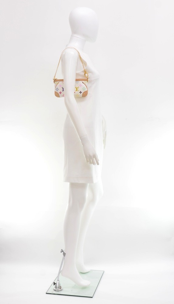 WGACA Louis Vuitton Milla Pochette - White / Multi – Kith