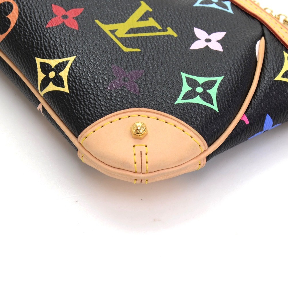 Louis+Vuitton+Pochette+Milla+Pouch+PM+Multicolor+Canvas for sale online