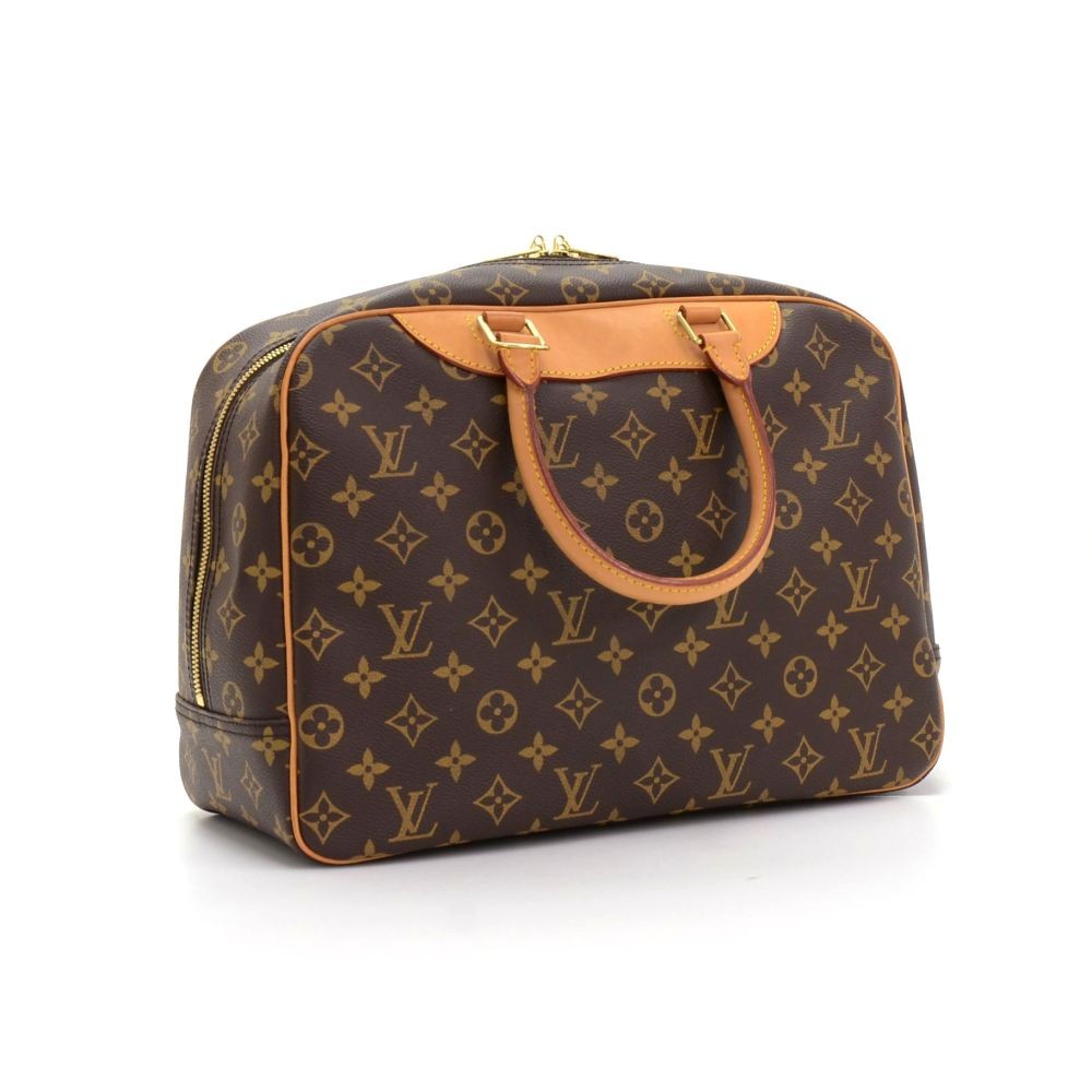 Louis Vuitton, Bags, Louis Vuitton Monogram Deauville Hand Bag M4727 Lv  Auth Rz504
