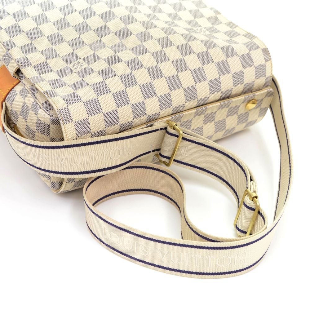 Louis Vuitton Naviglio Messenger Bag Damier Azur Canvas - Organic Olivia