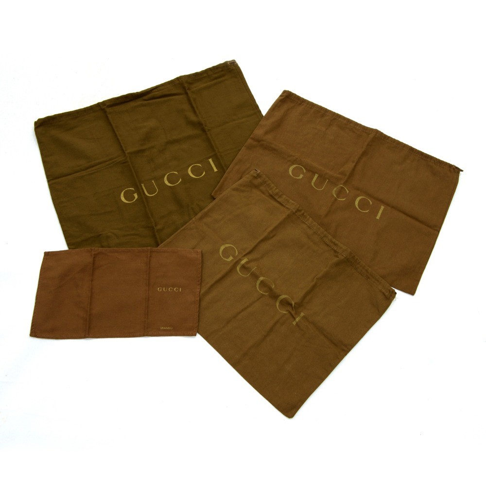 Gucci Gucci Dark Brown Dust Bag 3 sets
