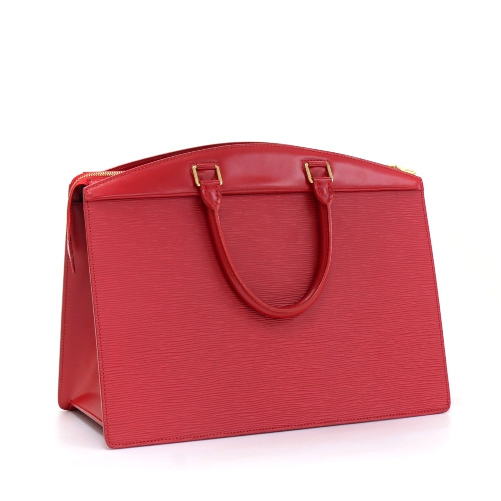 Louis Vuitton Red EPI Leather Riviera Vanity Tote Bag 862837