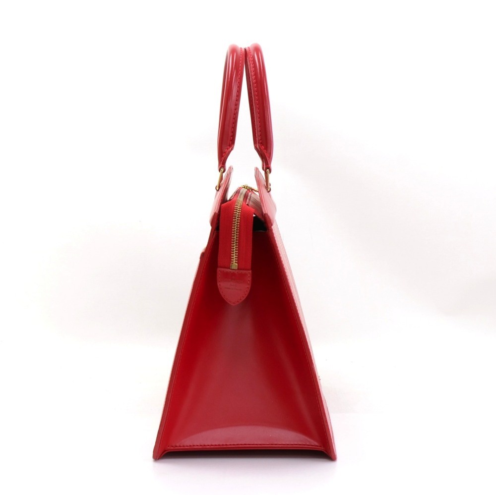 Louis Vuitton Vintage Red Epi Leather Riviera Satchel Bag For Sale at  1stDibs