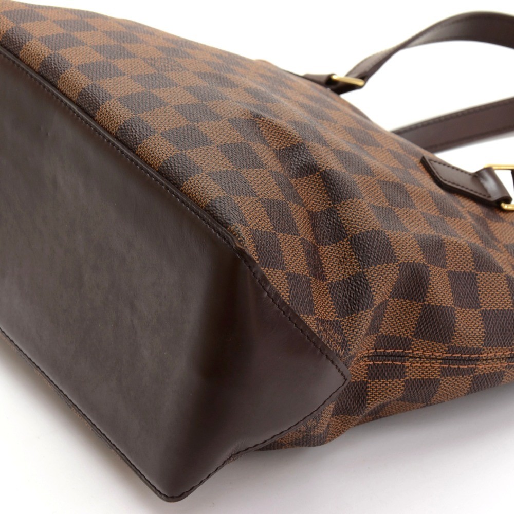 Louis Vuitton Special Order Damier Ebene Cabas Piano Zip Top Shoulder 2LV830K