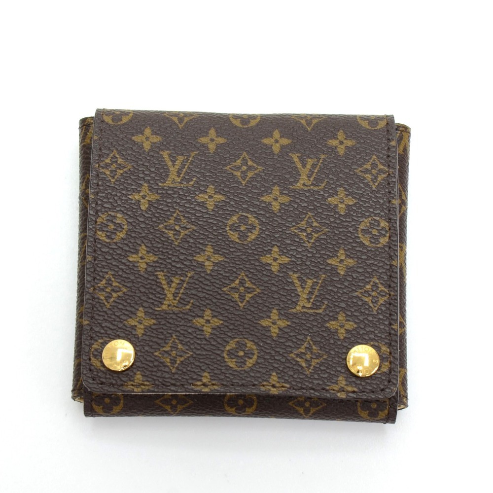 Louis Vuitton Monogram Mini Folding Jewelry Travel Case