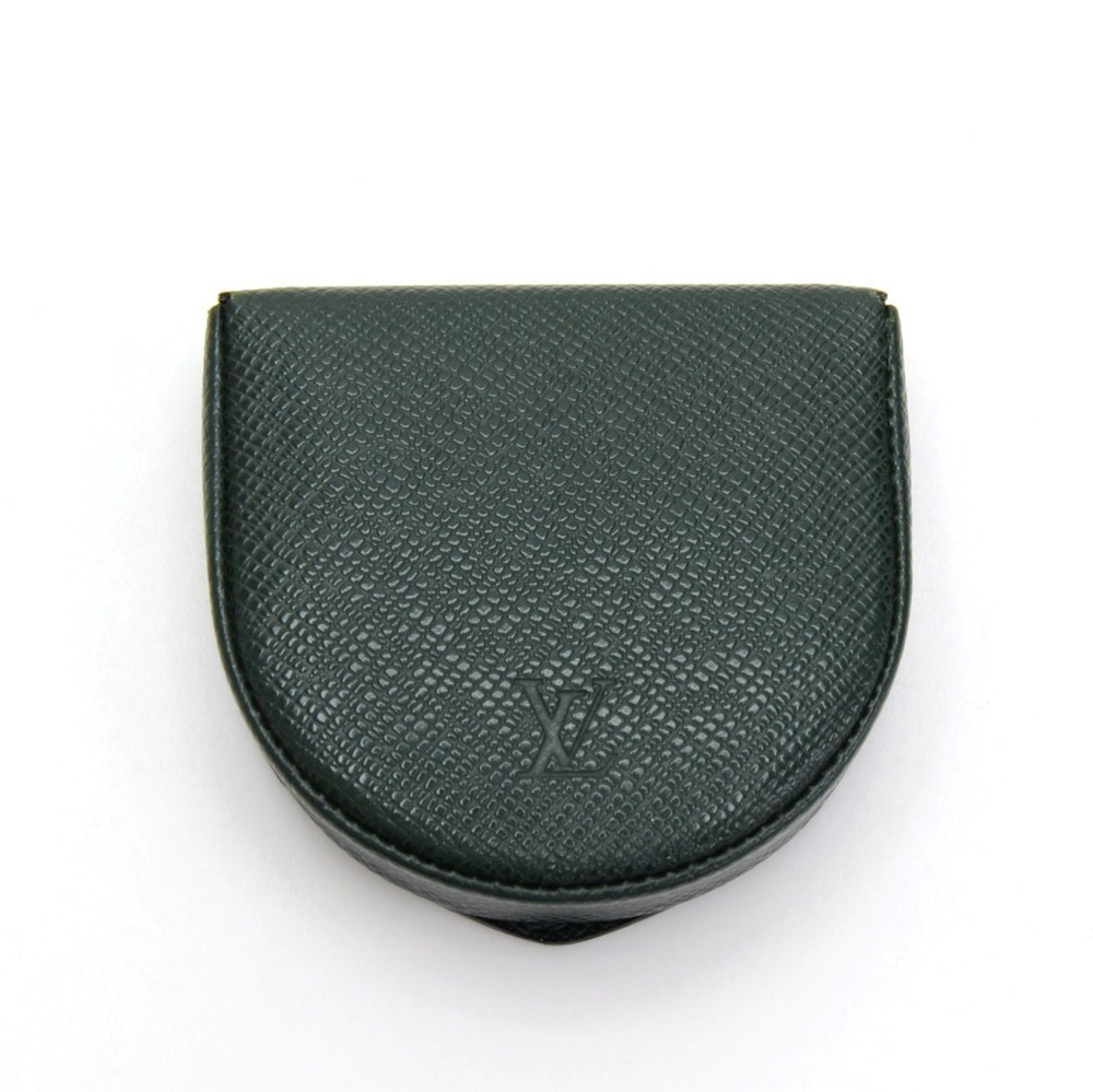 Louis Vuitton Coin Case Portumone Bowat Green Episea Taiga M30384 Purse  Leather MI1012 LOUIS VUITTON Square LV