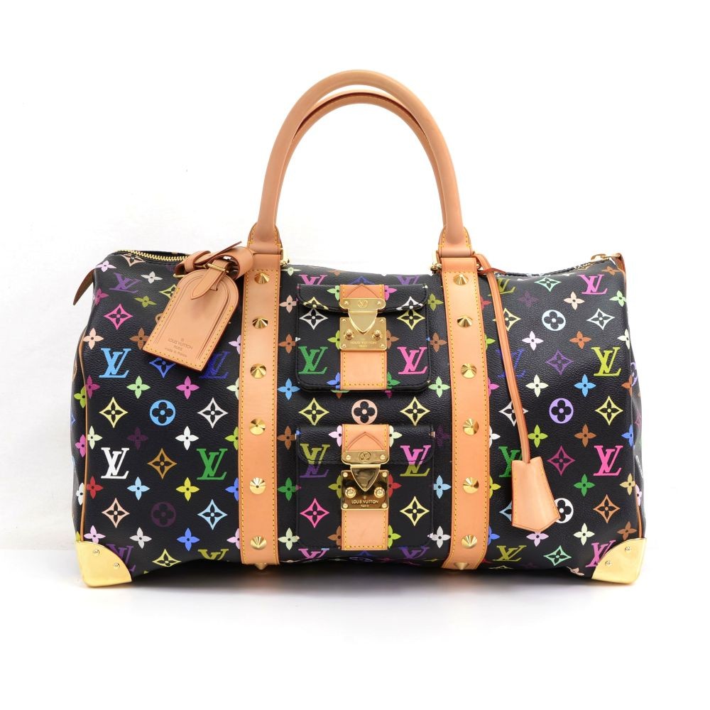 Louis Vuitton Monogram Multi-Color Keepall 45 Duffle Bag Louis Vuitton