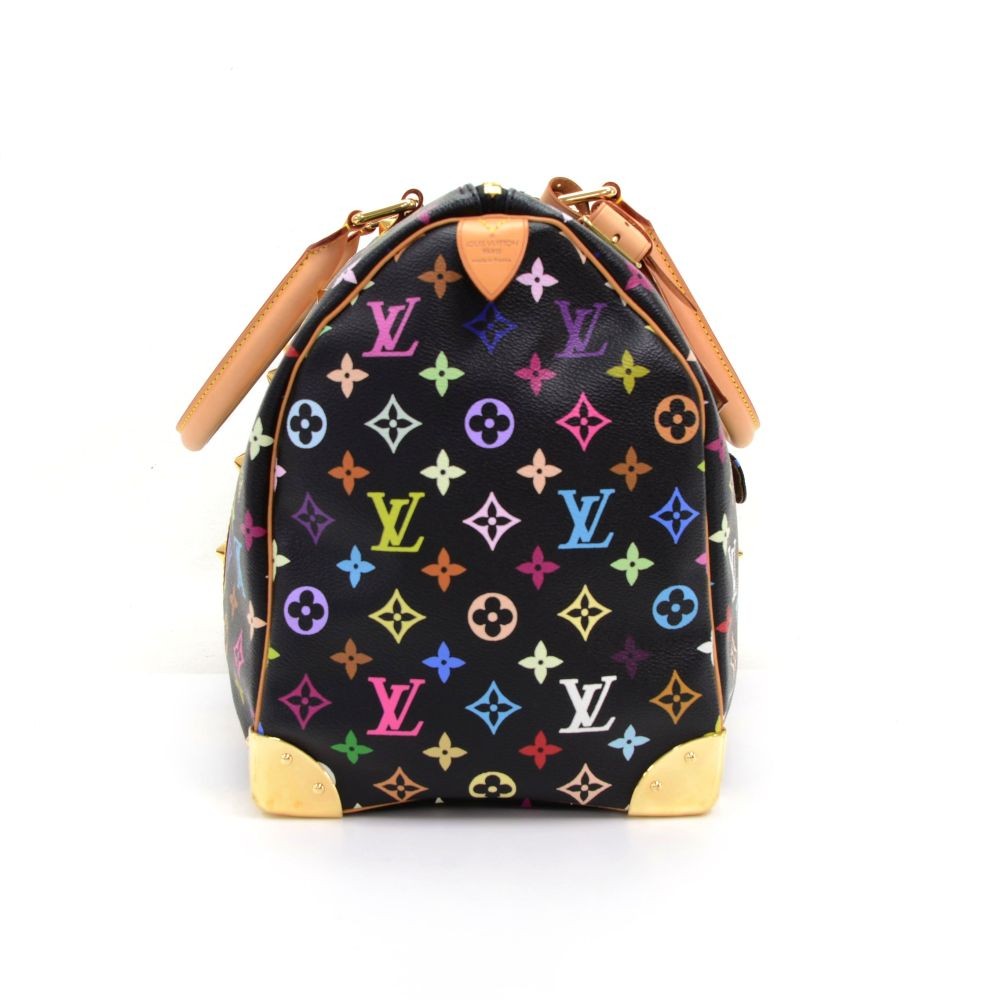 Louis Vuitton Black Duffle Keepall Multicolor Travel Bag. Save 60% on the Louis  Vuitton Black Duffle Keepall Multicolor Travel B…